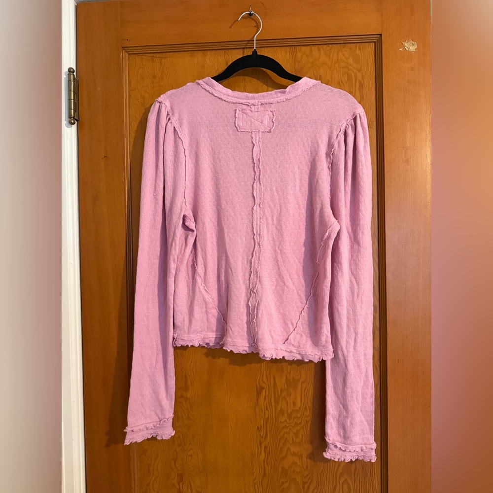 We The Free Pink Cardigan Sweater - Picture 4 of 5